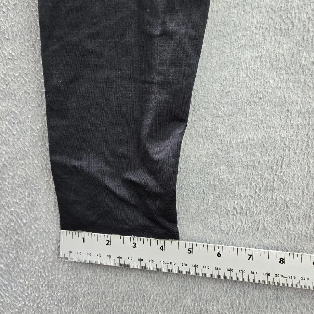 Gymshark Women Activewear Pants S‎ Black Elastane Nylon Yoga Legging Logo 17